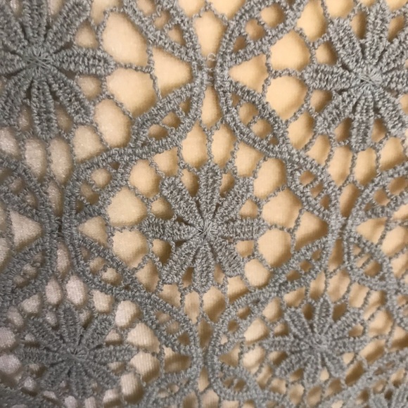 Moon & Sky Crocheted Lace Back Cardigan - Picture 3 of 6